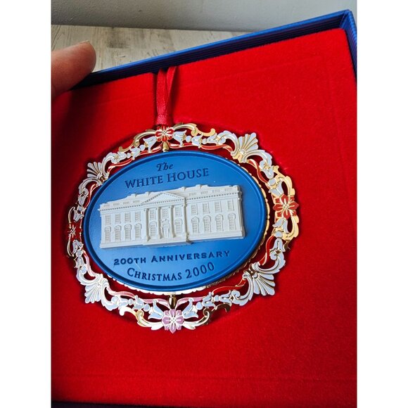 White House 200th anniversary ornament George Washington president Americana Xma - Picture 3 of 8